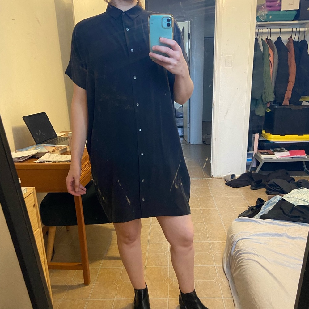 Silk T-Shirt Dress